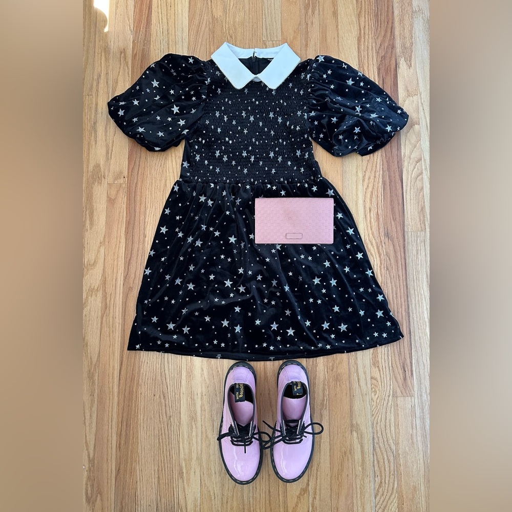 NWT Sister Jane Zodiac Velvet Mini Dress Black Size S!! 🔮✨